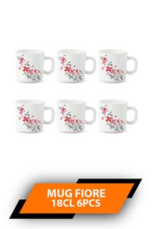 Larah 18cl 6pcs Mug Fiore